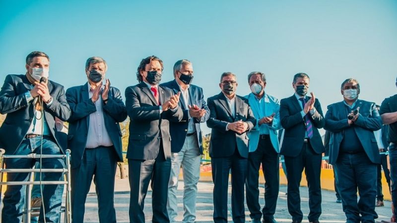 Inauguraron el nuevo puente en El Rodeo