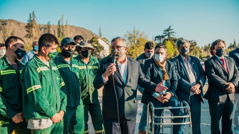 Inauguraron el nuevo puente en El Rodeo