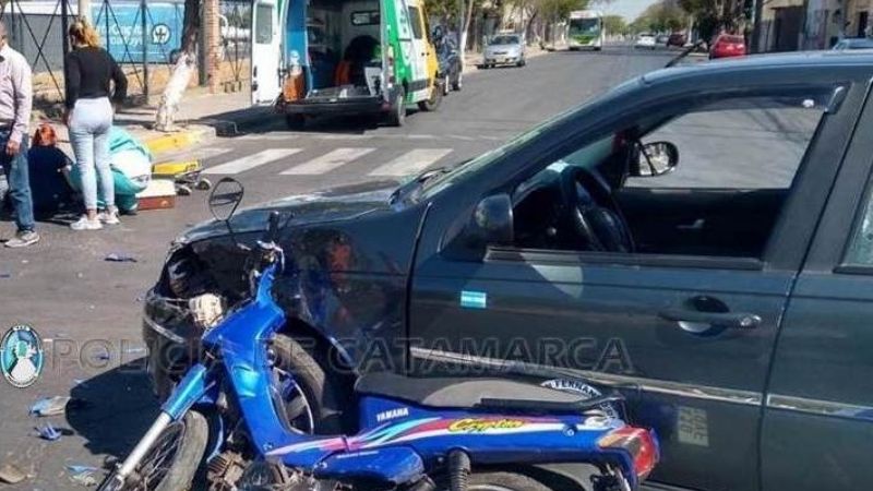 Choque en avenida Irigoyen