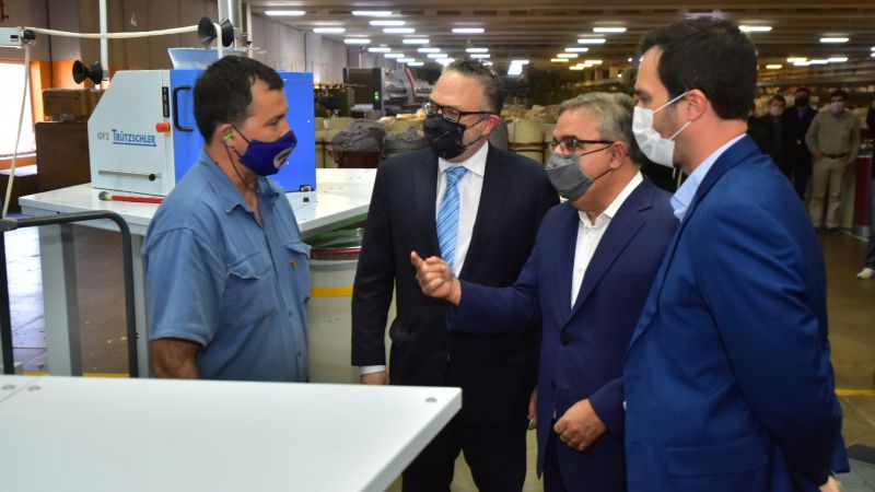 Jalil y Kulfas inauguraron obras en El Pantanillo con importantes anuncios