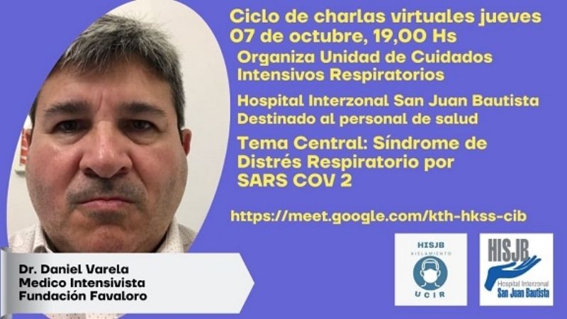 Capacitación sobre síndrome de Distrés Respiratorio post Covid