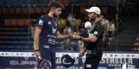 TAPIA Y GUTIÉRREZ en el debut de hoy, en Menorsa, como nueva dupla del World Padel Tour.