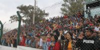 EL SECTOR SUR de las plateas de la Liga Catamarqueña, en el último Superclásico.