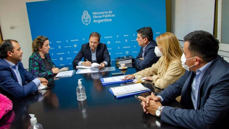 Sánchez gestiona en Nación una agenda de importantes obras