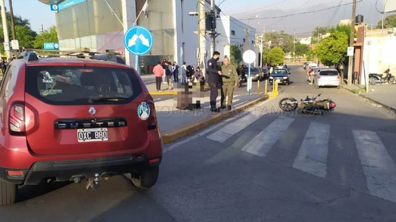 Choque en avenida Presidente Castillo
