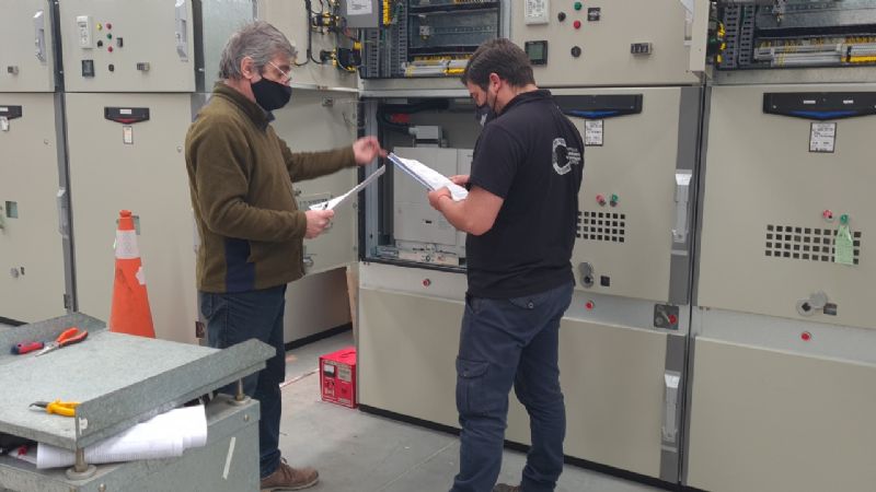 Avanzan los trabajos en la Estación Transformadora Valle Viejo