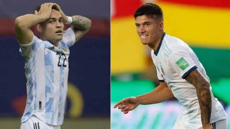 Descartado Lautaro Martínez, juega Joaquín Correa