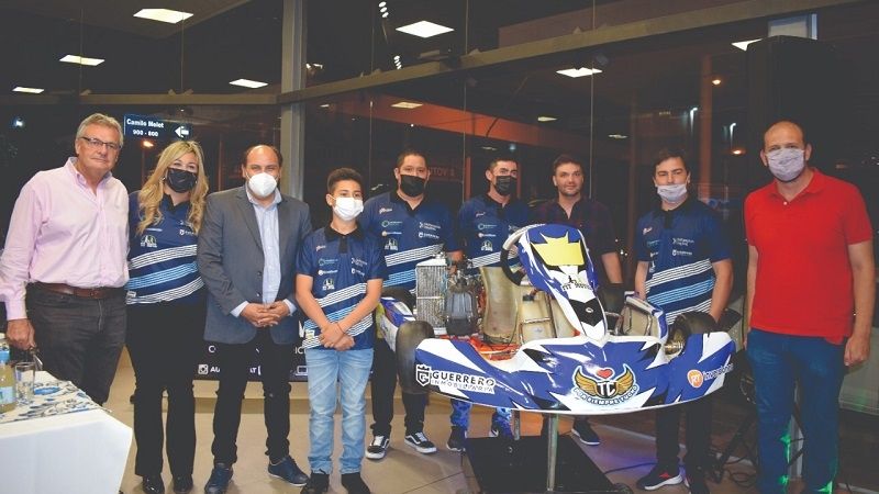 Presentaron la participación de Moreyra en el Mundial de Karting