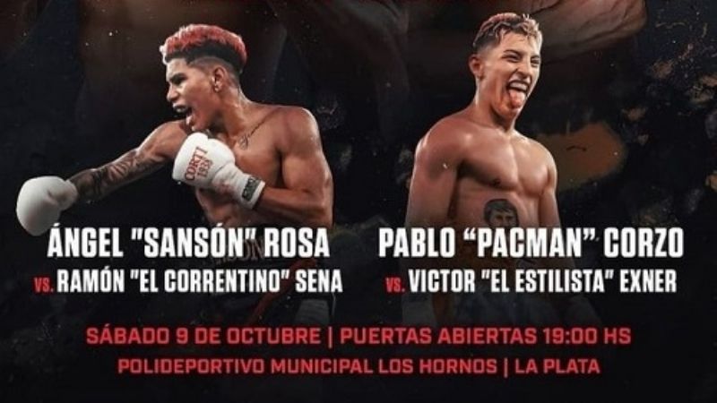 “Pacman” Corzo y “Sansón” Rosa, en Los Hornos y por TV