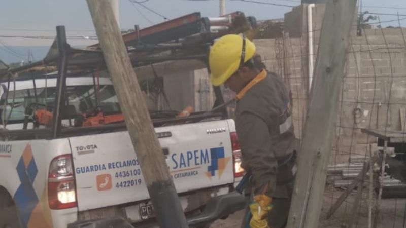 La tormenta provocó daños en el sistema eléctrico del Este
