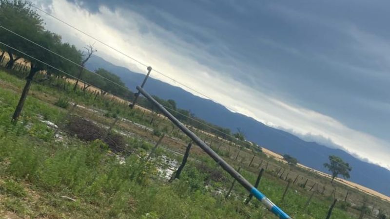 La tormenta provocó daños en el sistema eléctrico del Este