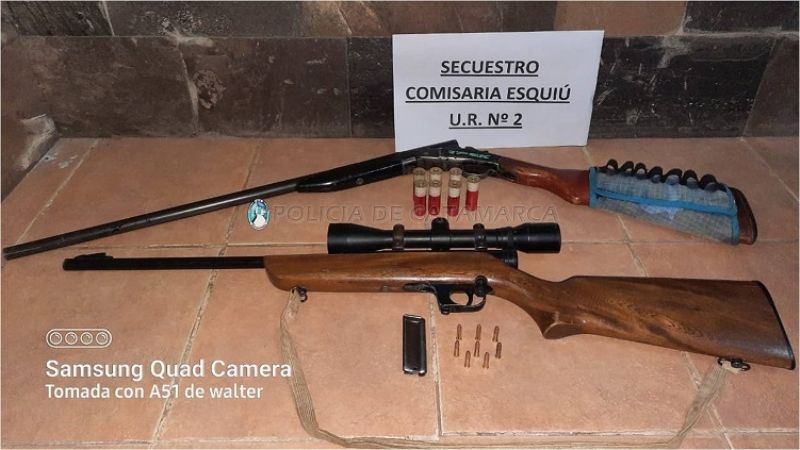 Secuestran armas de fuego en La Paz