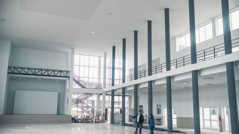 Jalil y Saadi recorrieron el edificio donde funcionará el nuevo Politécnico