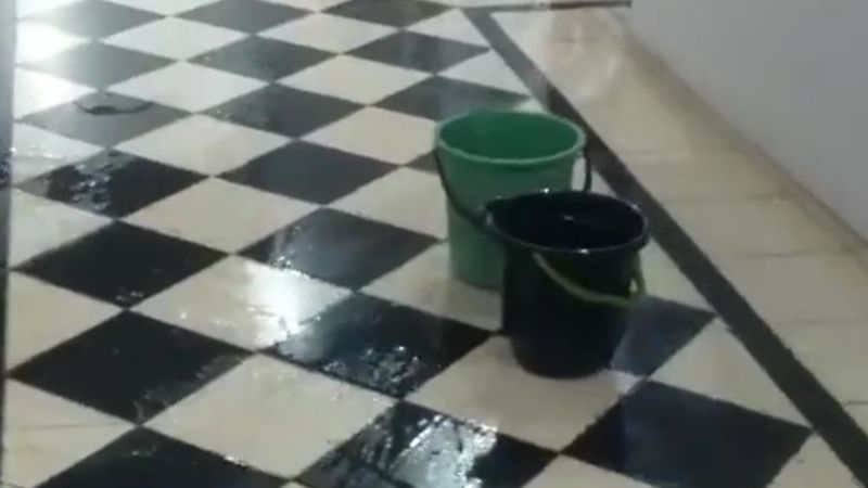 Llovió y nuevamente aparecieron las goteras en la casa natal de Esquiú