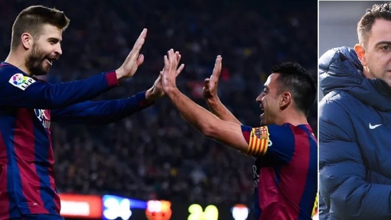 Xavi con mano dura, canceló una entrevista pedida por Piqué