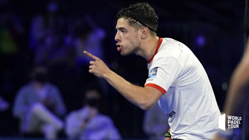 Agustín Tapia juega por los 8vos. del Malmö Open, en Suecia
