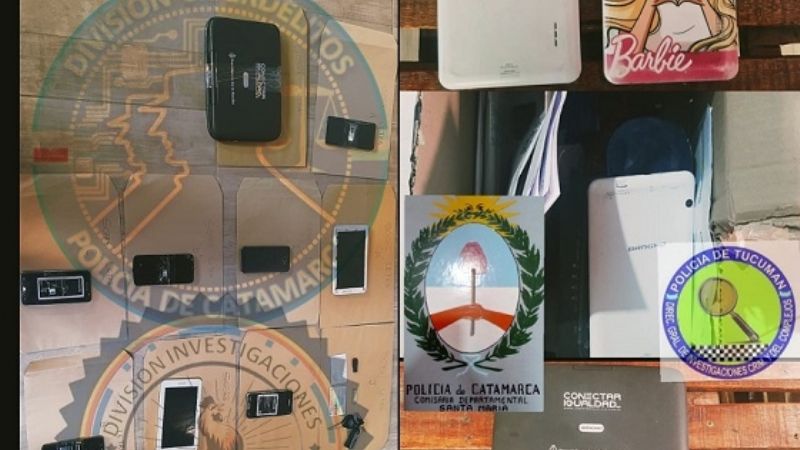 Desbaratan banda que robaba celulares de alta gama