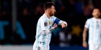 MESSI ingreso por Lo Celso, faltando 15 minutos para el final del partido con Uruguay.