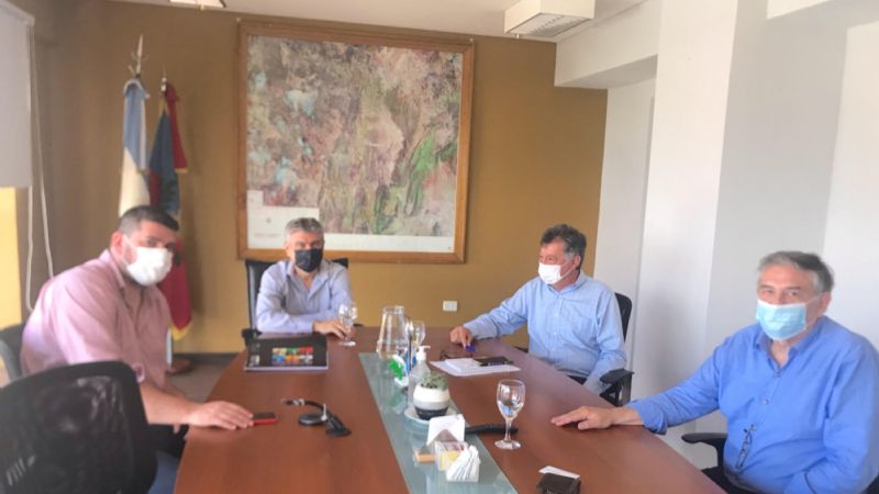 El ministro de Inversión y Desarrollo se reunió con el nuevo director de INTA
