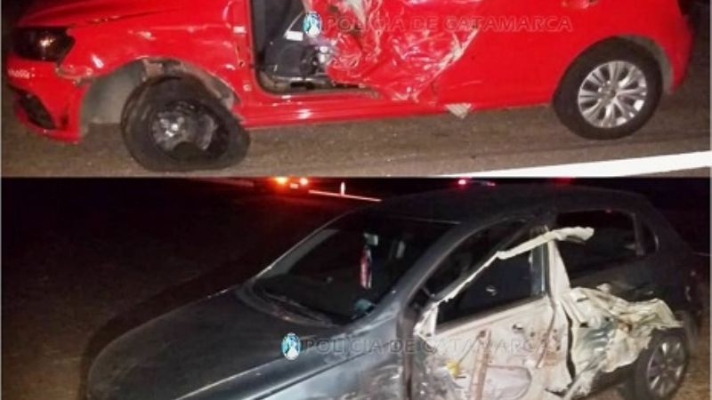 Violento accidente en Tinogasta