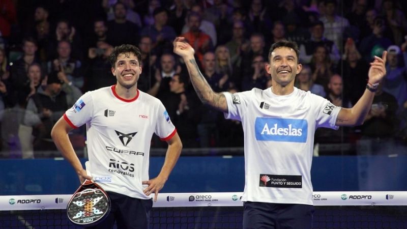 Agustín Tapia y “Sanyo” Gutiérrez juegan la final de Malmö, en Suecia