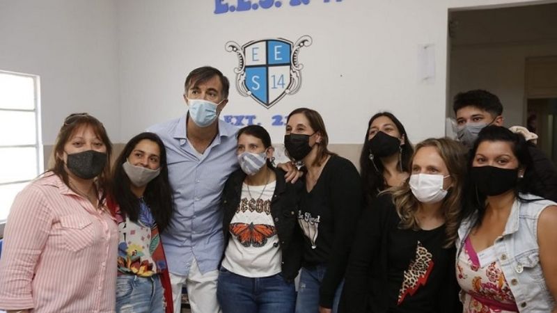 Esteban Bullrich. Emoción y lágrimas a la hora de votar