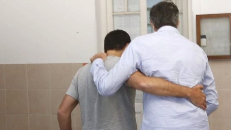 Esteban Bullrich. Emoción y lágrimas a la hora de votar