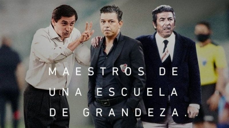 Con Labruna, Gallardo y Ramón festejó River el “Día del DT”