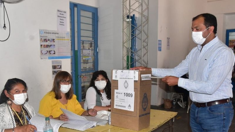 Sánchez votó en Santa María