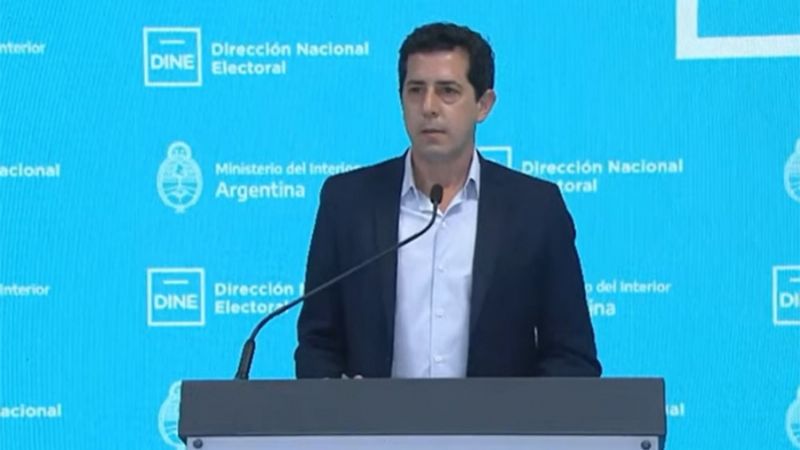 De Pedro: "A las 21 van a estar dando el resultado del escrutinio provisorio"