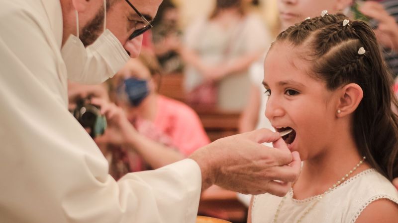 Primeras Comuniones de niños con discapacidad