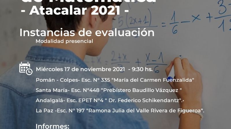 Olimpiadas de Matemáticas Ata.Ca.LaR