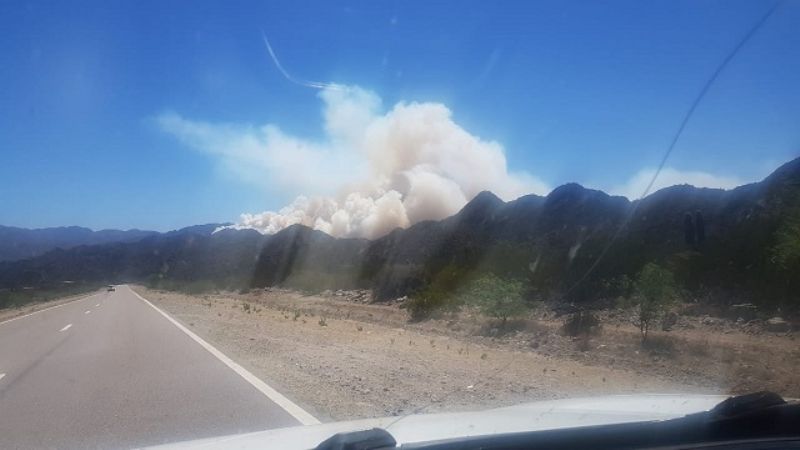 Advierten por incendio forestal en La Cebila