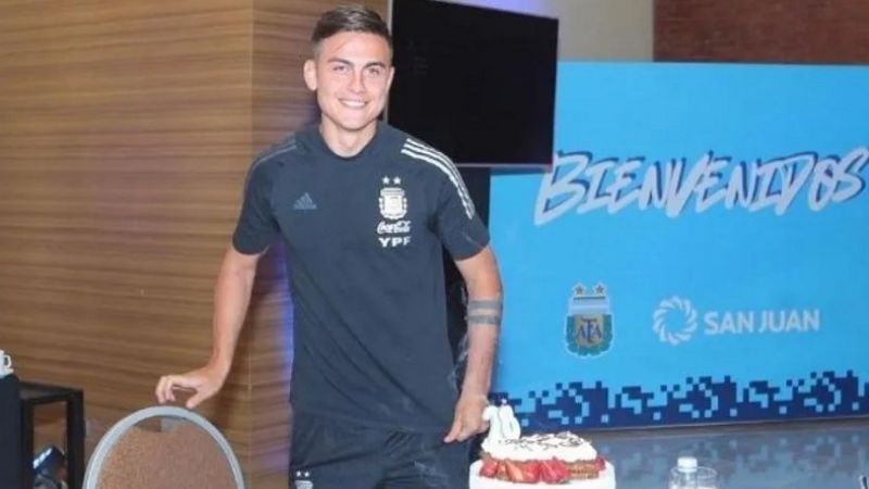 Divertido saludo de sus compañeros a Dybala por su cumpleaños