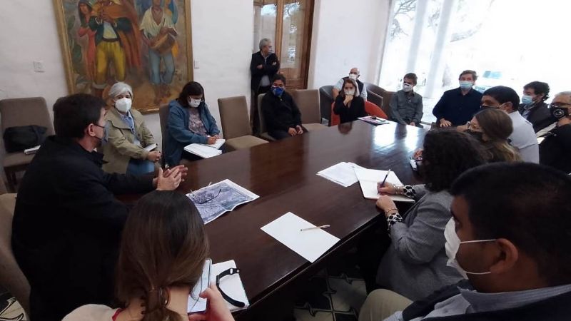 Coordinan acciones para la presencialidad en la fiesta de la Virgen