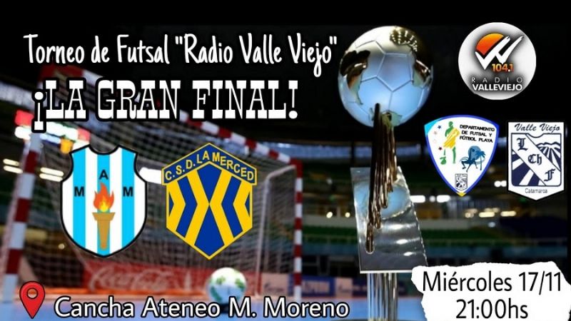 Ateneo y La Merced definen al campeón del Futsal chacarero