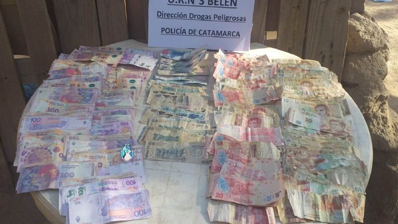 Secuestraron armas, marihuana, dinero, celulares y vehículos en Belén