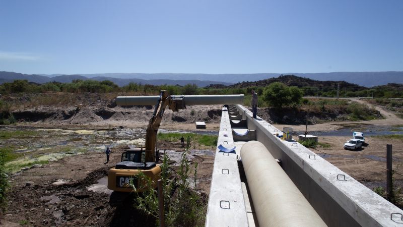 Comenzó la instalación de cañería de Acueducto Norte
