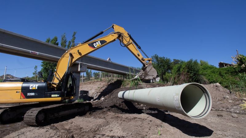 Comenzó la instalación de cañería de Acueducto Norte