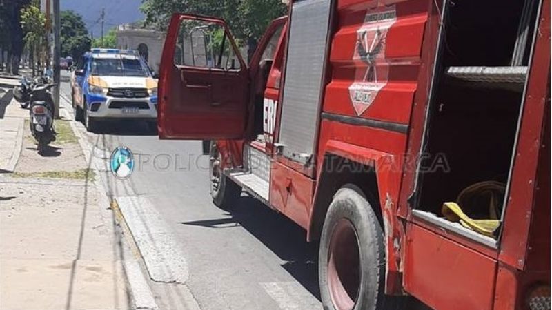 Sofocaron un incendio en un galpón en Fray Mamerto Esquiú