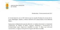 EL COMUNICADO de la Asociación Uruguaya de Fútbol.