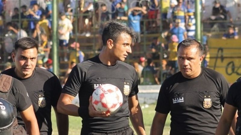 Árbitros de Catamarca dirigirán Tesorieri-Andino, en La Rioja