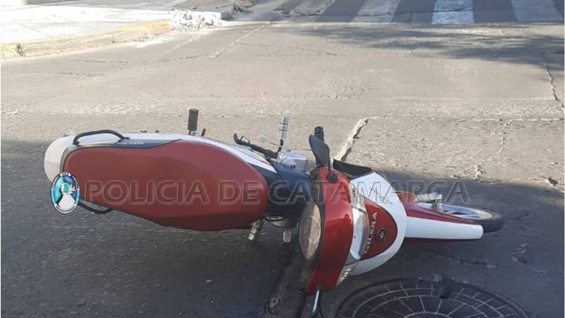 Choque en esquina del centro