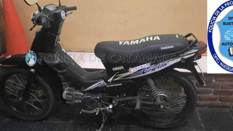 Secuestraron una moto adulterada