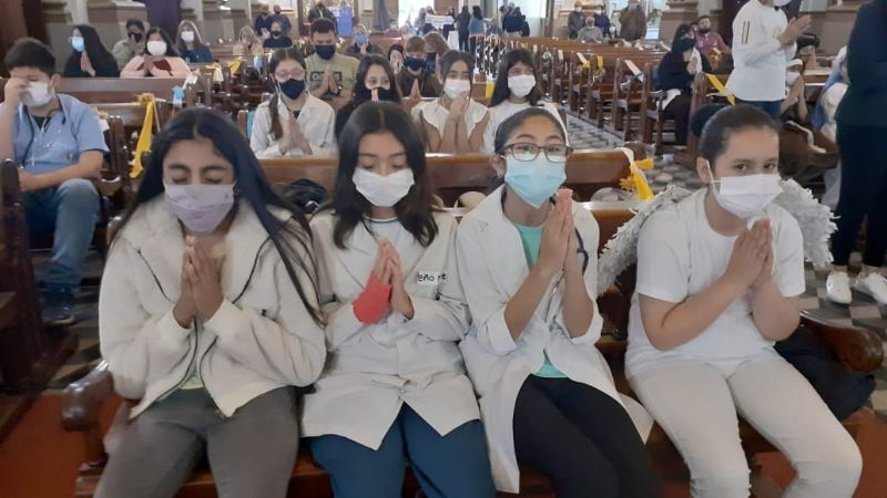 Celebración de Todos los Santos con los niños en la Catedral