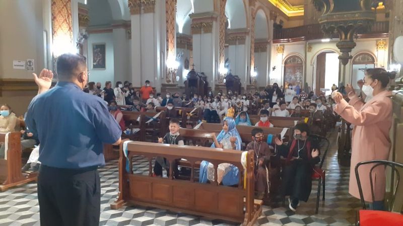 Celebración de Todos los Santos con los niños en la Catedral