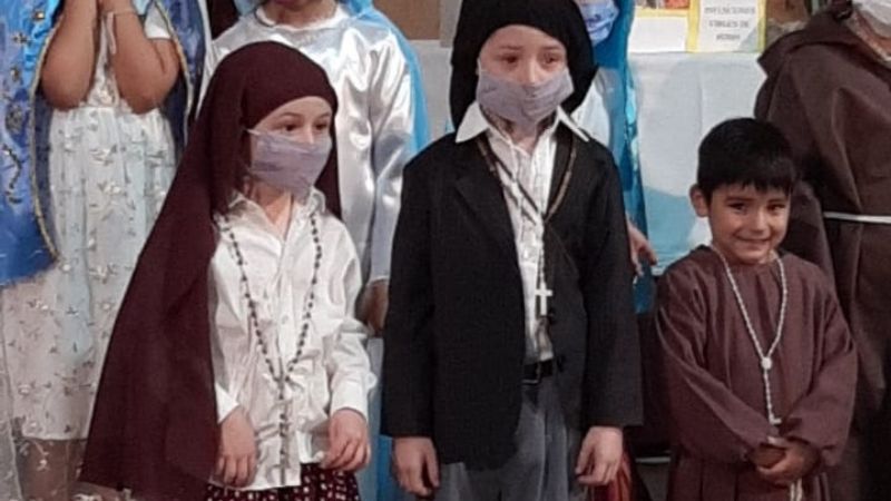 Celebración de Todos los Santos con los niños en la Catedral