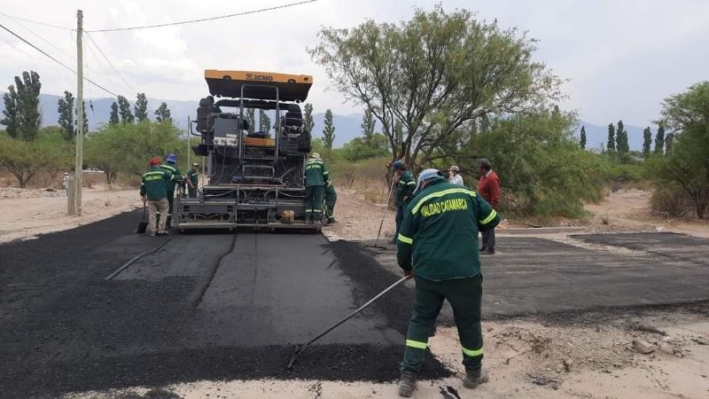 Asfaltaron más de 30 cuadras en San José