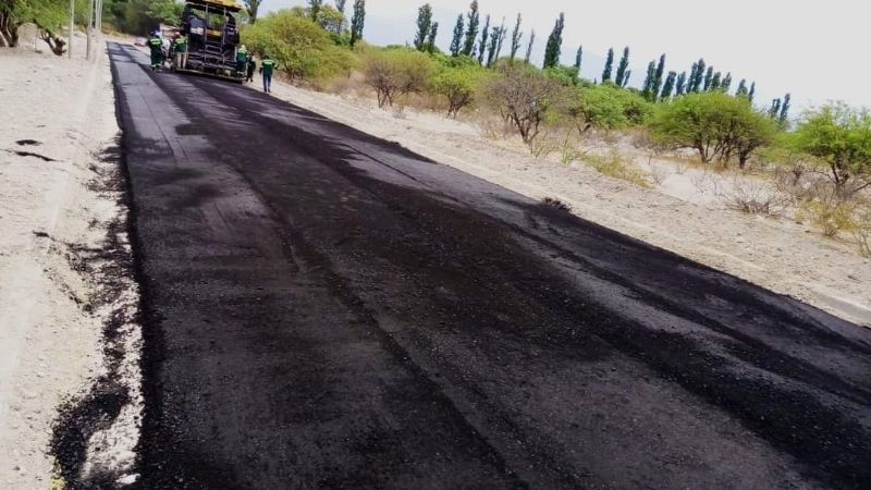 Asfaltaron más de 30 cuadras en San José