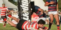 MARTÍN BOGADO marca el try que le dió el agónico triunfo al Jockey.